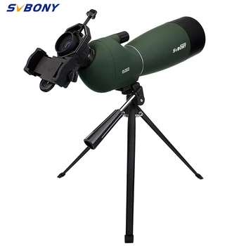 

Svbony SV28 20-75X70mm Telescope Zoom Spotting Scope Waterproof Monocular w/ Universal Phone Adapter Mount for Hunting F9308