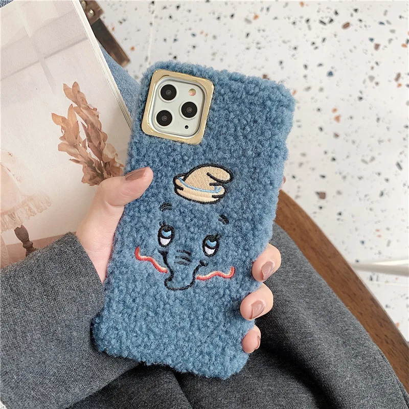 Style 2 Забавный 3D вышитый чехол для телефона с изображением медведя из мультфильма «История игрушек» для iPhone XS Max 11 Pro X XR 6S 7 8 Plus плюшевый чехол - Цвет: Style 2