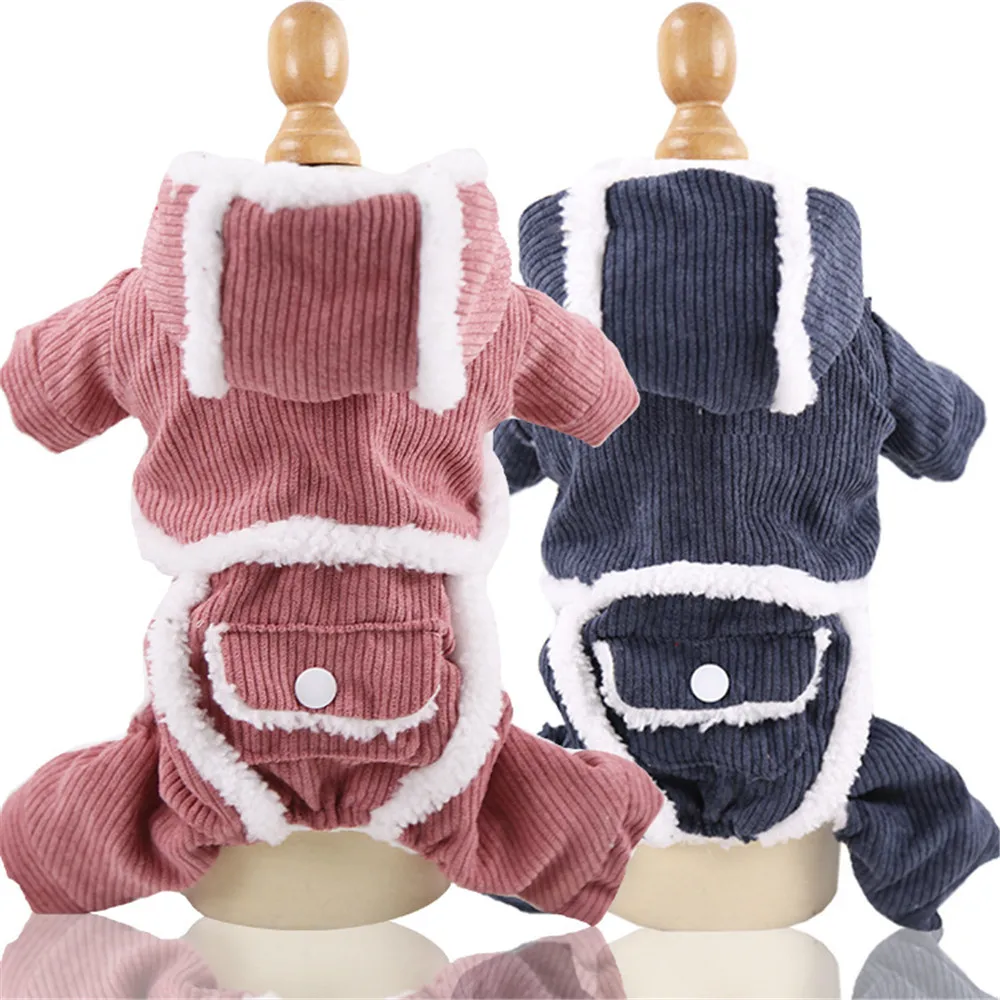 

2020 Winter Pet Dog Clothes Super Warm Jacket Thicker Cotton Coat Small Dogs Pets Clothing For French Bulldog Puppy