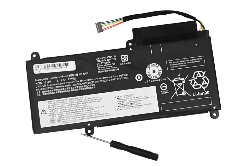 Golooloo 11,4 v/47Wh ноутбук Батарея для lenovo ThinkPad E450C E455 E460 00HW022 45N1752/1753/1754/1755/1756/1757 3ICP7/38/64