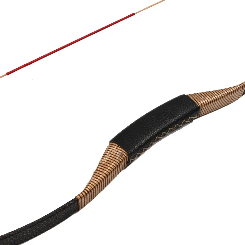 Tiro com Arco Novo Tradicional Caça Recurvo Artesanal Mongol Cavalo Longbow 30-50lbs 8 Arco e flecha