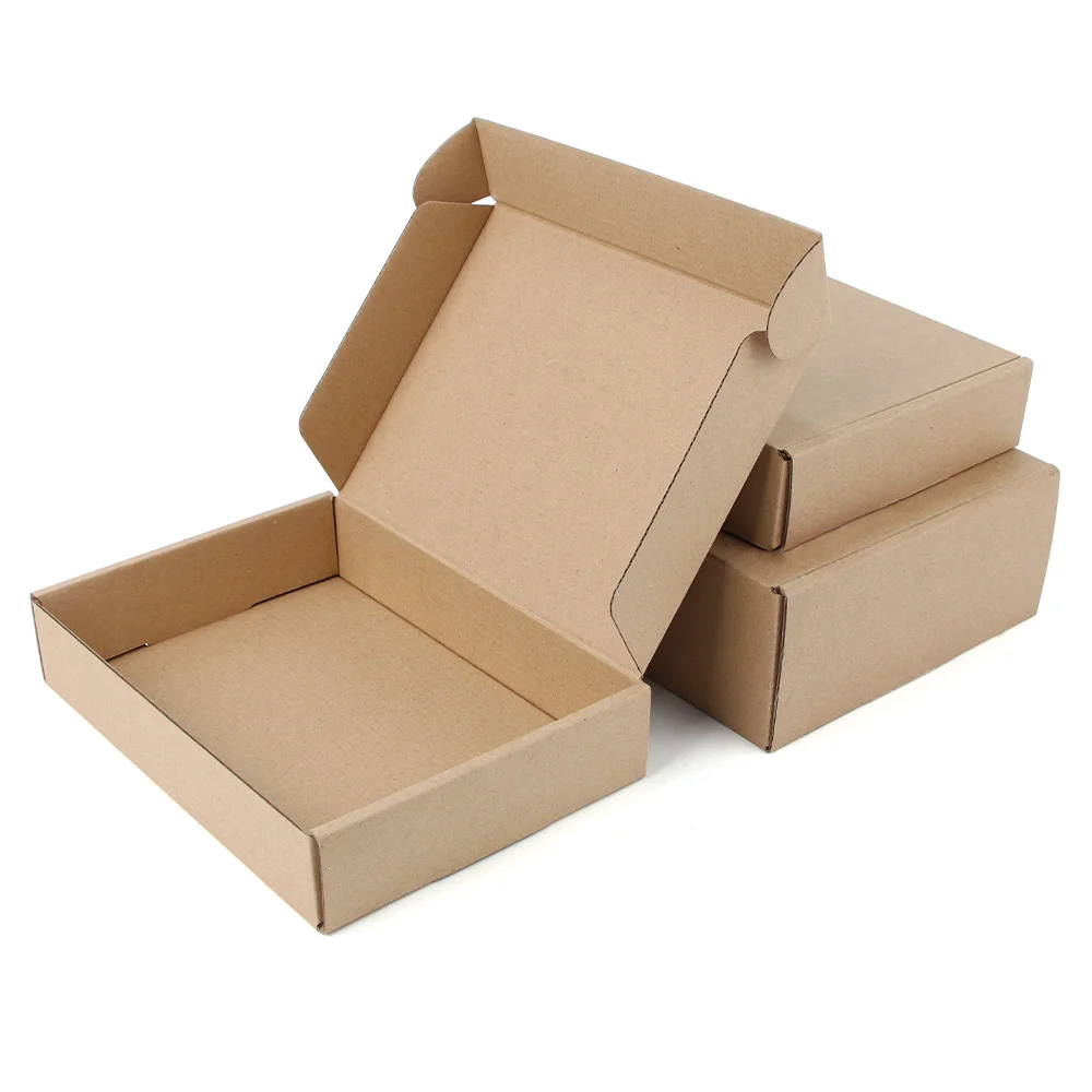 Bo-te-en-Carton-Kraft-pour-Transport-de-V-tements-Emballage-Ondul-Petit ...