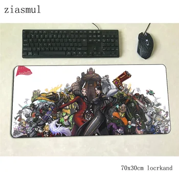 

bayonetta mouse pad cheapest Computer mat 700x300x3mm gaming mousepad large HD print padmouse keyboard games pc gamer desk