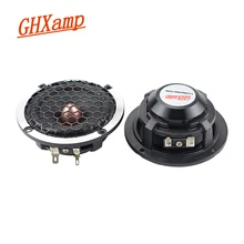 Ghxamp 2 Stuks 3 Inch Midrange Speaker Wol Bassin Auto Mid Dsp 3 Way Crossover Surround Center Pure Intermediaire Frequentie 4OHM 30W