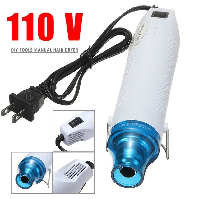 300W Electrical Mini Heater Gun Handheld Hot Air Gun with 328PCS Heat  Shrink Butt for DIY Craft Embossing Shrink Wrapping PVC - AliExpress