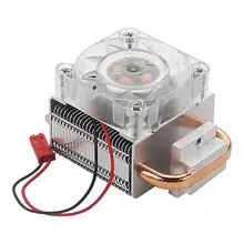Raspberry Pi 40mm CPU Lüfter Bunte LED 5mm Kupfer Rohr Desktop-Kühler Turm Kühlkörper für Raspberry Pi 3B 3B + 4B Modell