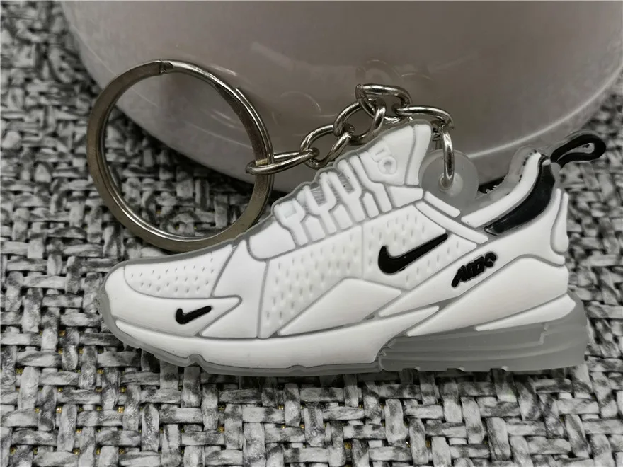 Милый мини-силикон Max 270 брелок в форме обуви женская сумка Шарм для мужчин детский брелок подарки аксессуары для кроссовок воздушный брелок на ключи в виде обуви