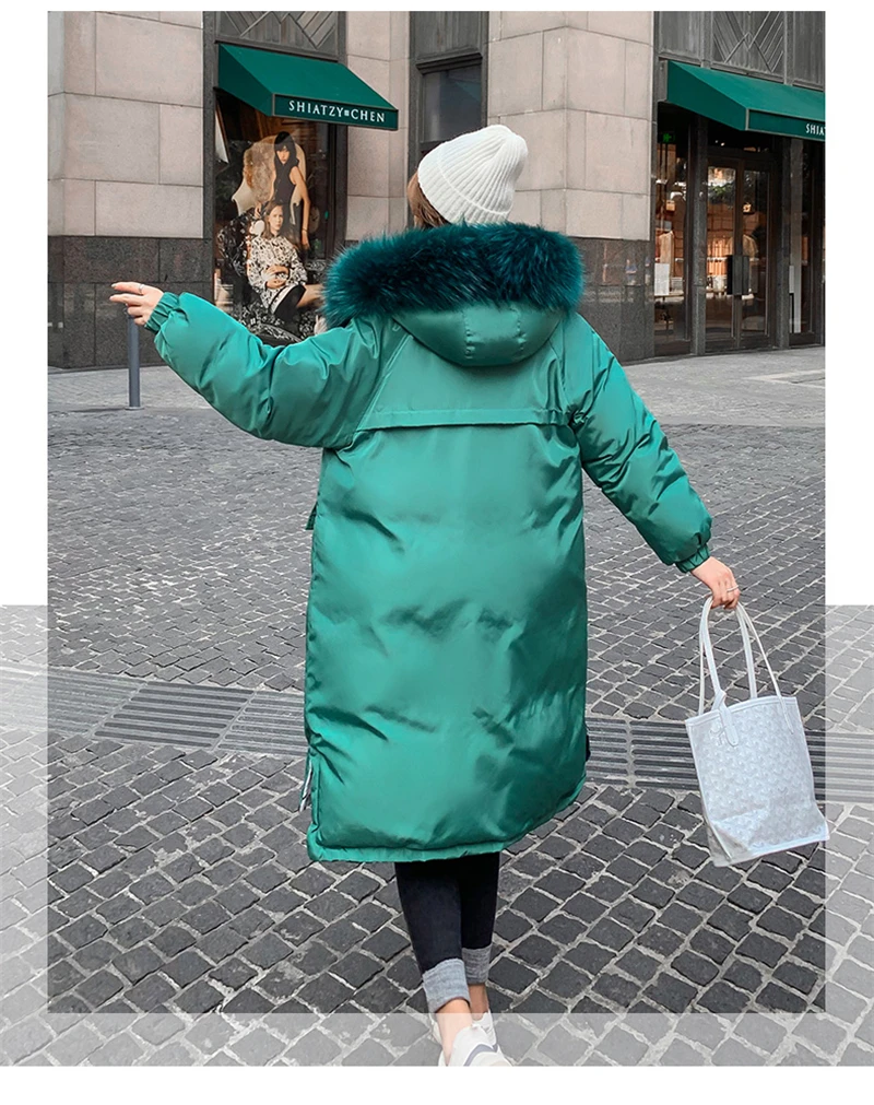 Зимняя женская парка новая Корейская версия пальто из хлопка Женская одежда толстая Тонкая куртка