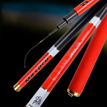 

3.6m-7.2m Portable Telescopic Fishing Pole Travel Sea Carbon Fiber Carp Hand Rivers And Lakes Fishing Equipment Practical Tool