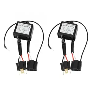 2Pcs Car LED Headlight Reversed Polarity Converter Positive Negative Polar  Inverter Switch Harness Adapter for H4 Xenon Lamp - AliExpress