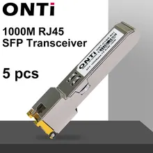 ONTi модулем программирования в производственных условиях RJ45 переключатель гигабитный преобразователь интерфейса 10/100/1000 разъем для программирования в производственных условиях Медь RJ45 модулем программирования в производственных условиях Gigabit Ethernet Порты и разъёмы