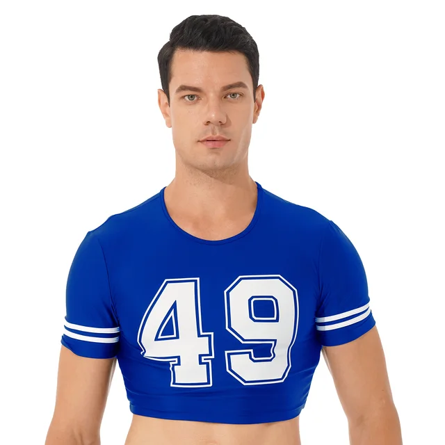 Mens Gym Running Top Tees Number 