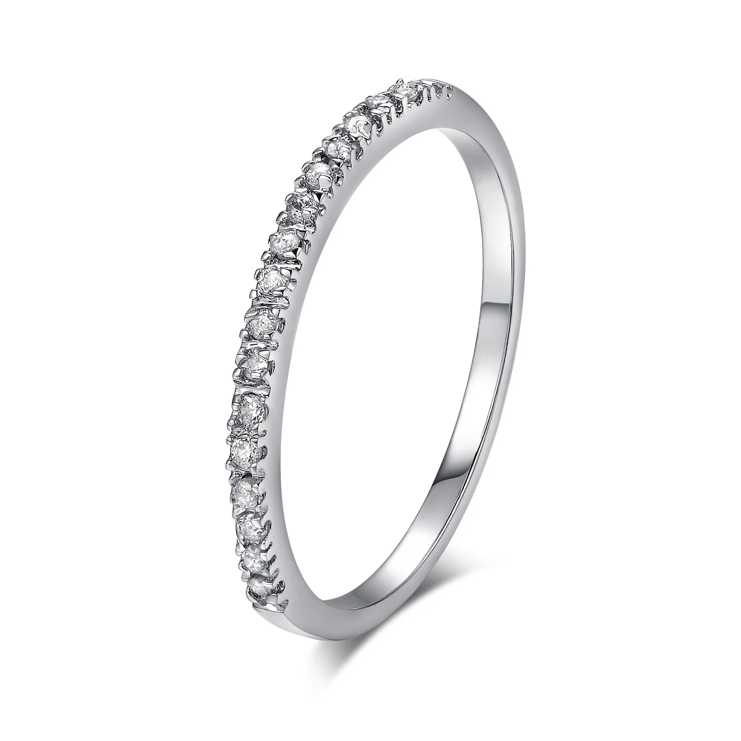Микро паве кубического циркония свадебные/обручальные серебряные кольца/розовое золото цвет модный бренд кристалл кольцо ювелирные изделия для женщин DFR133