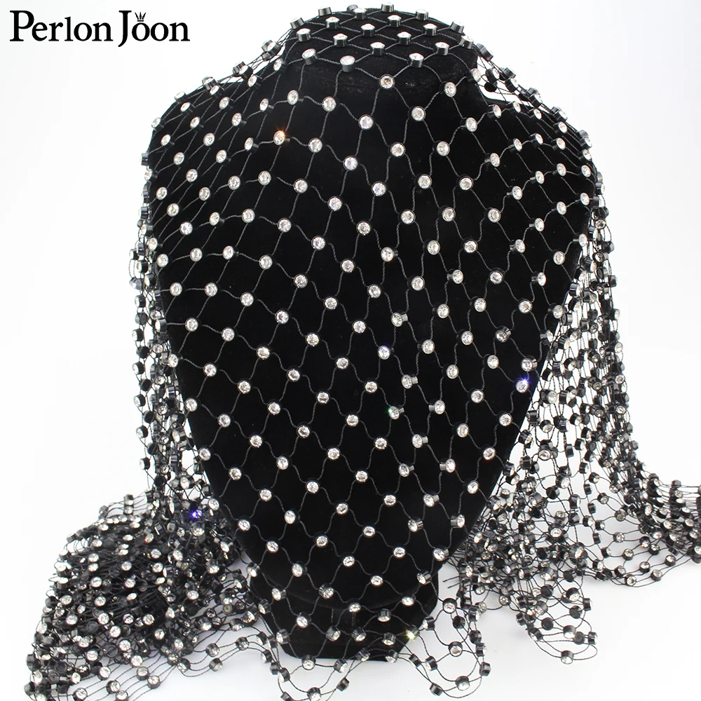 BLACK - SQUARE High Quality Glass Sew-on Rhinestones - VRISHAN