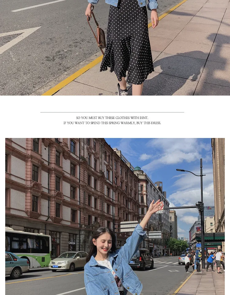 Ulzzang Женские повседневные джинсовые куртки однобортные джинсы Свободные Женские базовые пальто Модная Верхняя одежда лето осень