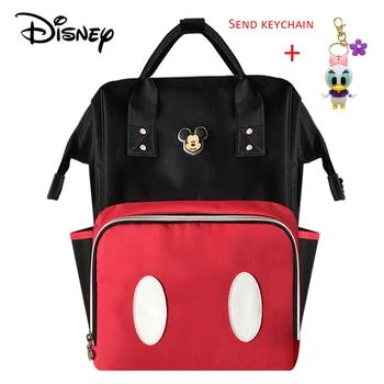 

Disney New Minnie Mouse Baby diaper bag waterproof Maternity Nappy stroller bag baby care Mummy travel backpack Mickey bags