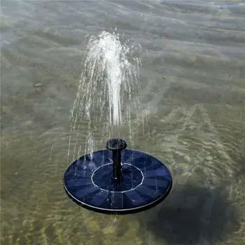 

Solar Fountain 160l/h 7v 1w Engineering Plastics Mini Sun Pump Fountains Power Decor Pool Birdbath Garden Floating Outdoor Z3U4