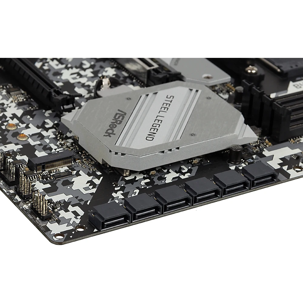 Материнская плата Asrock B450 STEEL LEGEND Soc-AM4 AMD B450 4xDDR4 ATX AC`97 8ch(7.1) GbLAN RAID+HDM