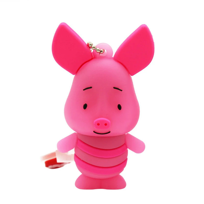 USB флеш накопитель TEXT ME cute Cartoon animal tiger/donkey/pig 4 ГБ 8 16 32 ГБ|flash drive|pendrive 4gbusb flash drive |