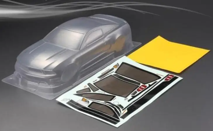 Rc Car Onroad Clear Gt Mustang Gt 60's 