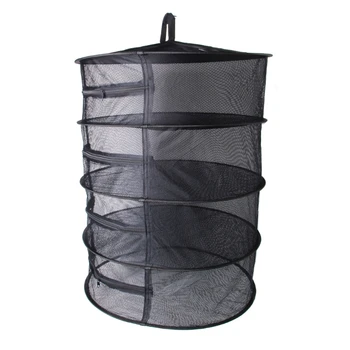 

Collapsible 4 Layer Mesh Dry Net Hanging Herbal Bud Plant Clothes Drying Rack