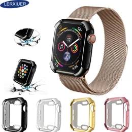 Lerxiuer Экран, в комплект входят защитная пленка+ чехол для apple watch 4/3/2/1 apple watch оправа из поликарбоната по шкале Мооса защитную крышку Аксессуары для часов
