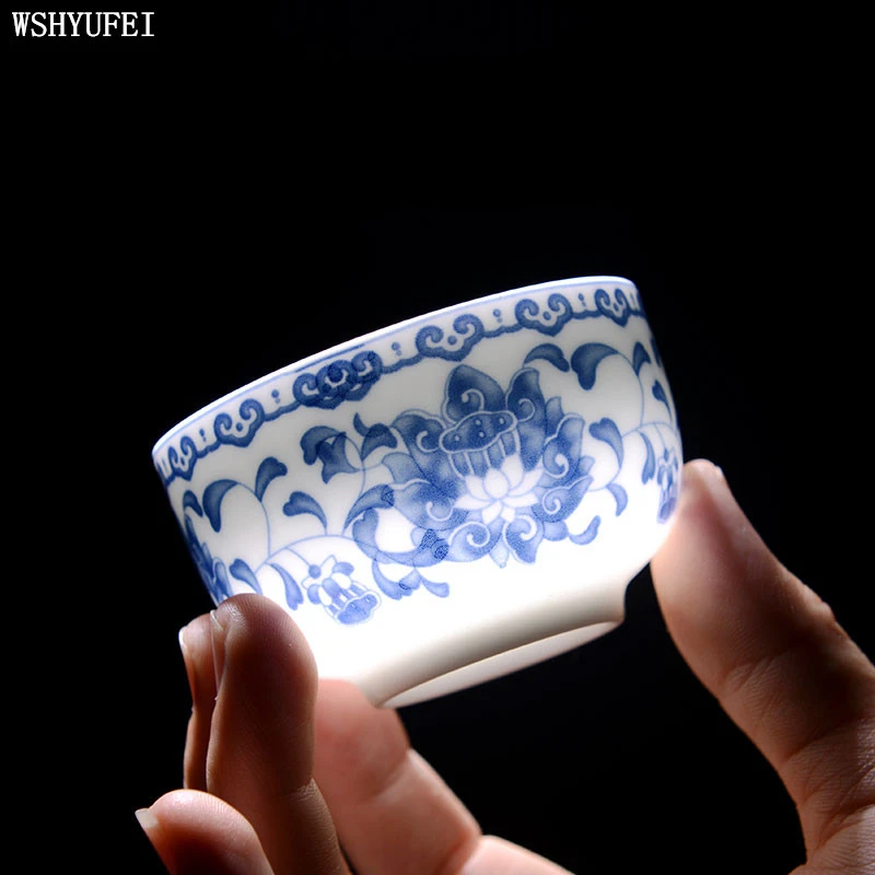Керамическая чайная чашка Jingdezhen старинный китайский зеркальный чайный набор