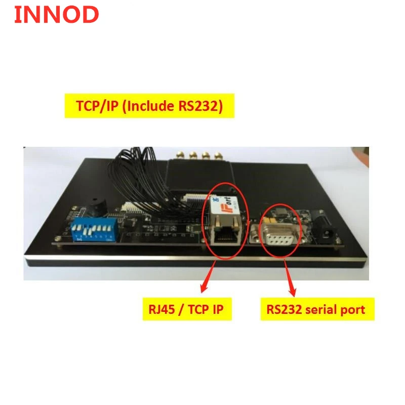 4 порта indy Impinj R2000 uhf rfid считыватель модуль с макетной платой RS232 TCP/IP для спортивной системы синхронизации