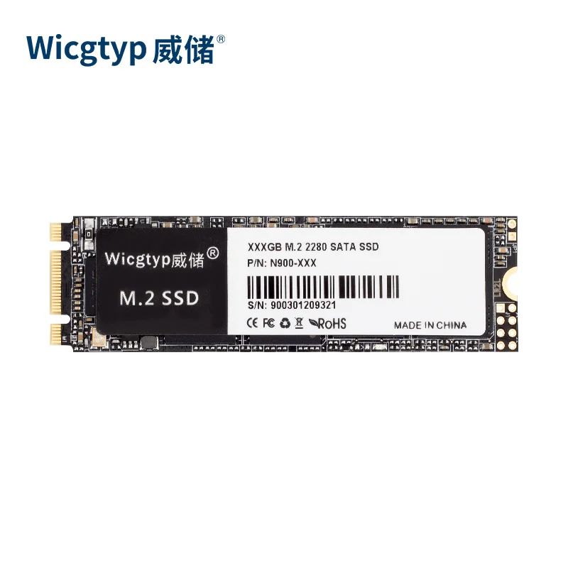 Wicgtyp M.2 SATA SSD 256 ГБ HDD M2 NGFF 2280 мм диско накопитель для компьютера ноутбука