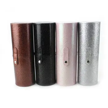 

Fashion Women Girls PU Leather Makeup Brush Holder Cosmetic Bag Case Organizer Lady Multifunction Brushes Pen Cup Container Tool