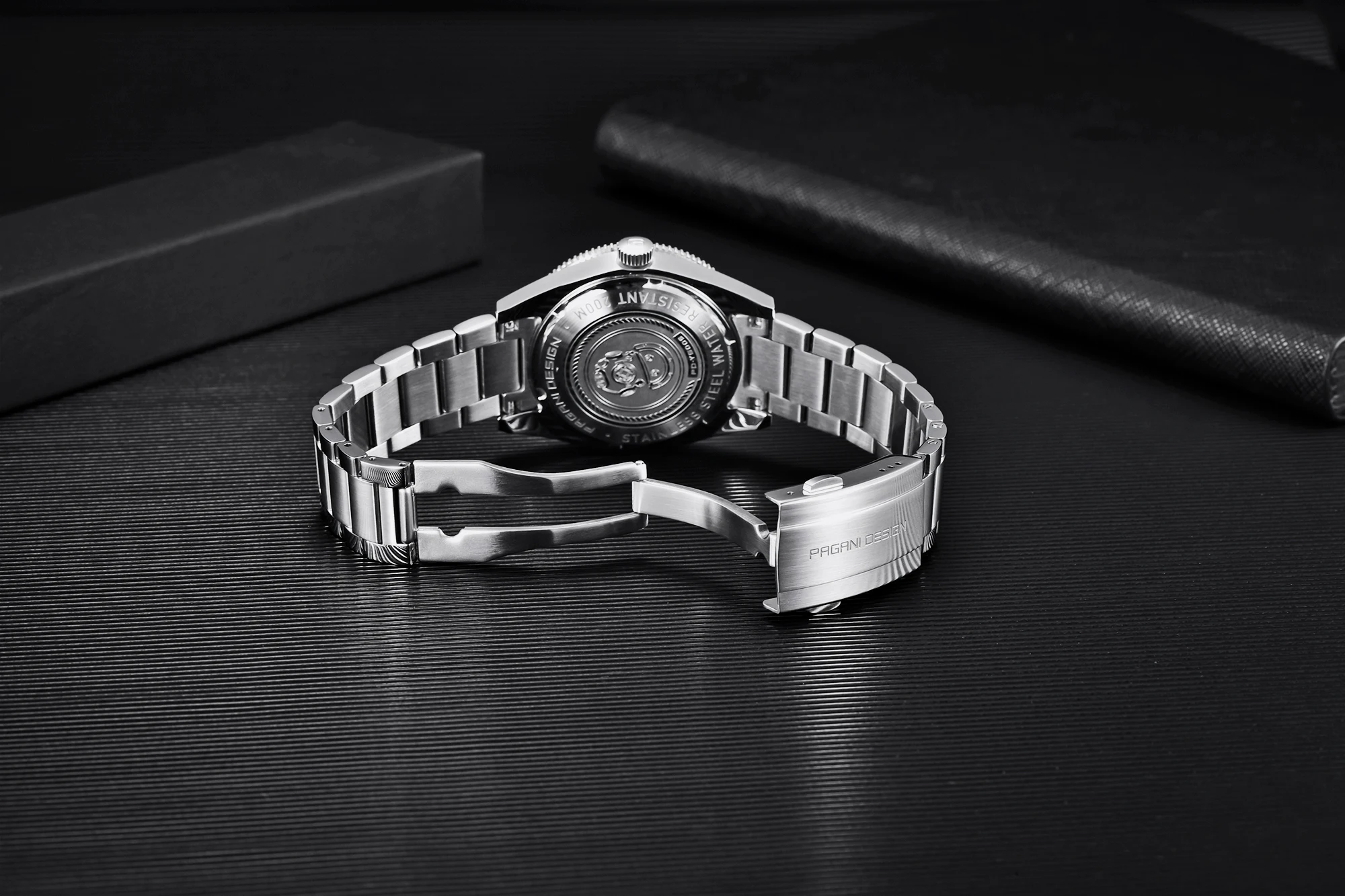 PAGANI DESIGN New Brand Watch Men's Mechanical Watch Stainless Steel Sapphire 200m Waterproof Clock Business Luxury Watch NH35