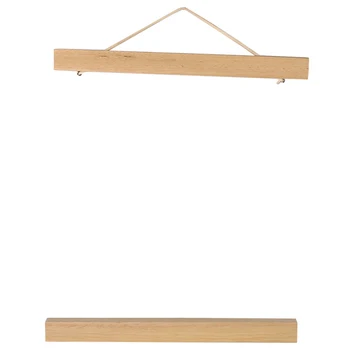 

Wooden Magnetic Poster Frame Canvas Hanger Home Decoration Minimalist