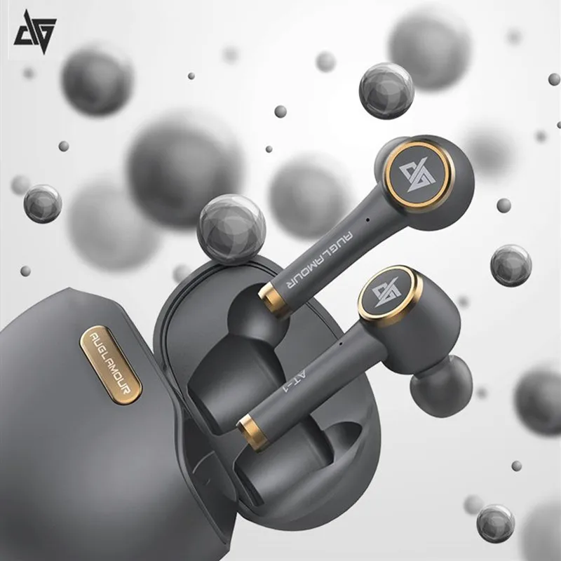 

Auglamour AT-1 Bluetooth 5.0 TWS Earbuds Wireless earphones fone de ouvido Smart Touch Headset Noise Cancelling Headphone