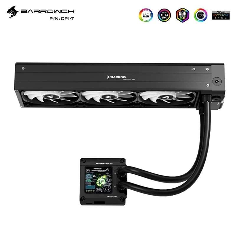 BARROWCPUWaterCoolingKit240360AIOGPUKITForAMDIntelRadiator