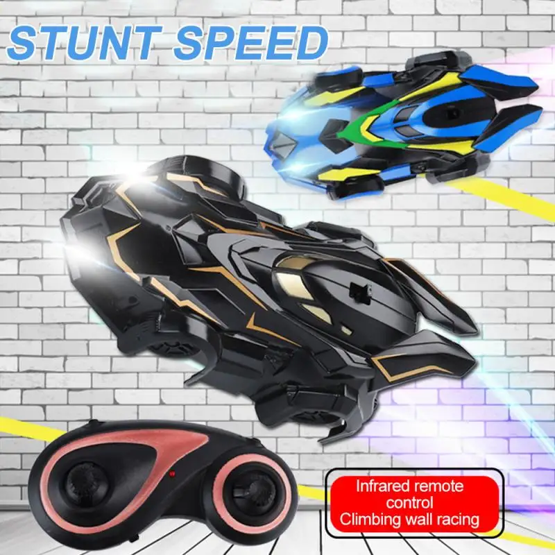 

New RC Car Wall Racing Car Toys Powerful Wall Climbing Remote Control Car Radio Controlled Stunt Racing With Led FOR Xmas Gift