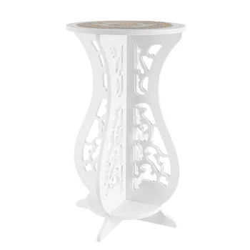 

1 Pc Flower Rack Simple Durable Wooden Indoor Stand Rack Shelf for Home Balcony