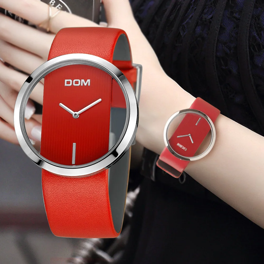 Wrist Watches DOM Waterproof Unique Fashion Brand Luxury Quartz Casual Stylish Relogio