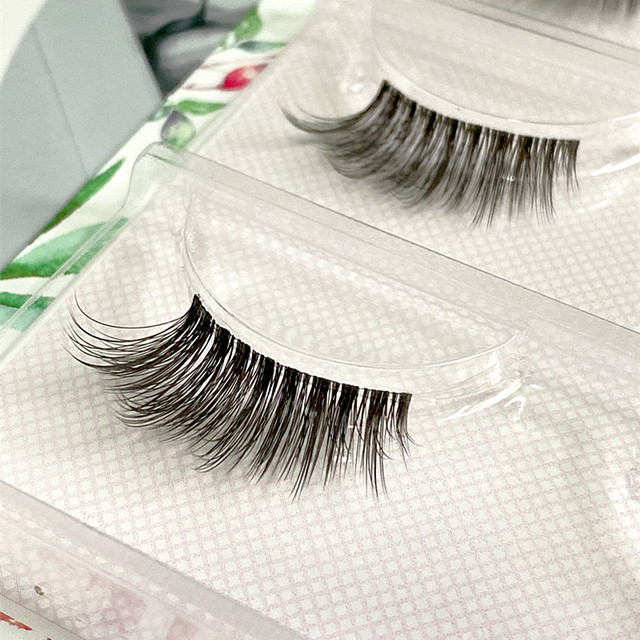 Wholesale Mink Eyelashes 3pair lashes invisible band mink lashes reusable false eyelashes Makeup in Bulk