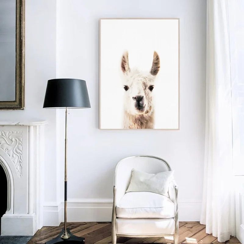 llama nursery art