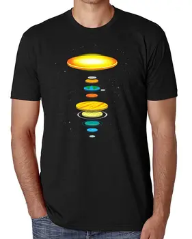 

Flat Earth T-Shirt Men's Comedy T-Shirts The Flat Solar System Cool Casual pride t shirt men Unisex Fashion tshirt free