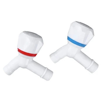 

Plastic Faucet PP Tap Male Thread Small Bibcock Easy Install Washing Machine Non Leaking Big Flow Water Nozzle Kitchen Bathroom