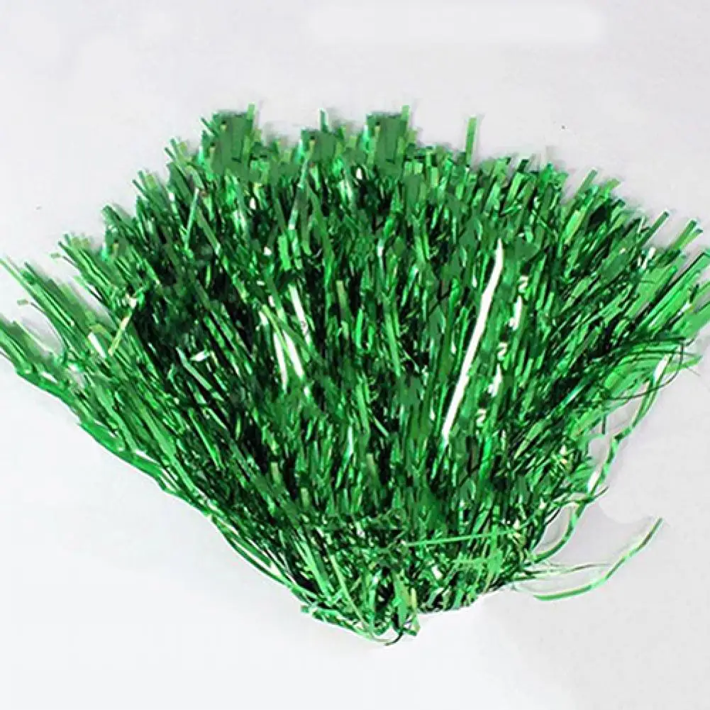 1PC Metallic Cheer Dance Sport Competition Cheerleading Pom Poms Flower Ball Football Basketball Match Pompon Children