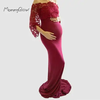 

Shooting Pregnancy Dress Fancy Lace Top Maternity Photography Props Dresses For Pregnant Women Clothes Dresses For Photo