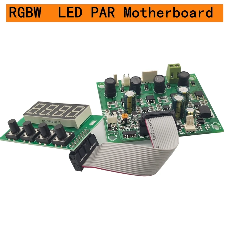 RGBW DC 12 36 В постоянного тока материнская плата 54X3W / 18X12W 24X12W светодиодный PAR 4 8CH|led