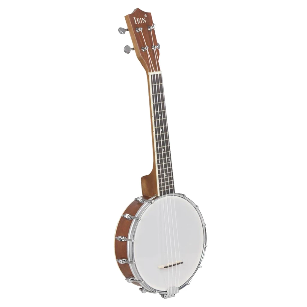 

4 String Maple Resonator Banjo Rosewood Fingerboard with White Dots Inlay Musical Gift