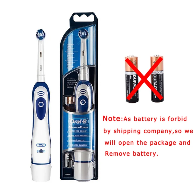 Spazzolino elettrico orale B rotazione denti puliti spazzolino da denti per adulti DB4010 spazzolino da denti elettrico con 4 testine di ricambio Extra 6