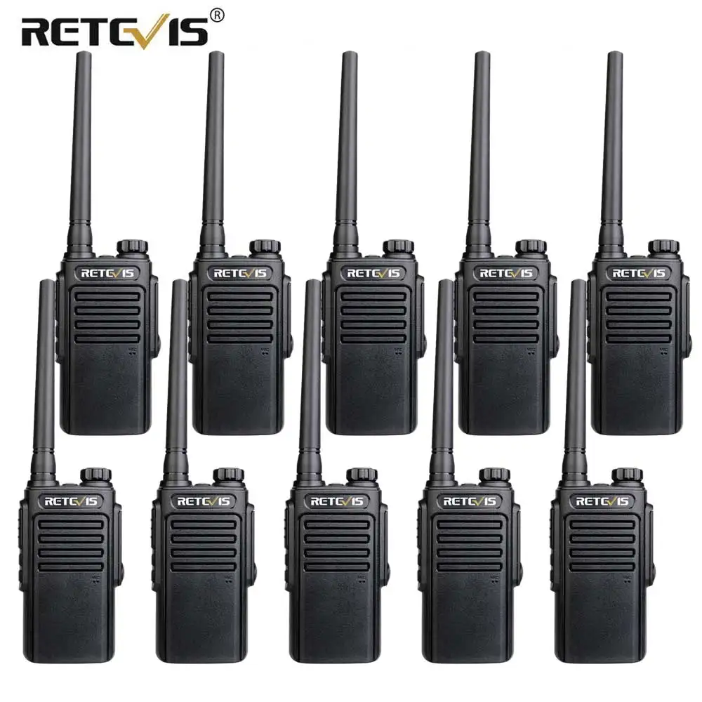 Рация RETEVIS RT647/RT47 10 шт. IP67 водонепроницаемая PMR радио PMR446/FRS VOX двухстороннее для