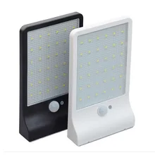 Пересекающаяся граница для солнечного света 36LED наружная Водонепроницаемая ультратонкая реагирующая на движение Сельский пейзаж настенный светильник для двора