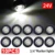 10шт 24V Водонепроницаемый 3LED 3/4" Прицеп Боковые Габаритные Огни Передние Задние Грузовики Автобус Тракторы Габаритные Огни Лампа Белый Круглый
