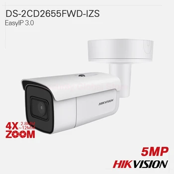 

Hikvision Original IP Camera DS-2CD2655FWD-IZS EasyIP 3.0 4X ZOOM 8MP H.265+ EXIR VF Bullet All-metal IP67 IK10 120dB WDR
